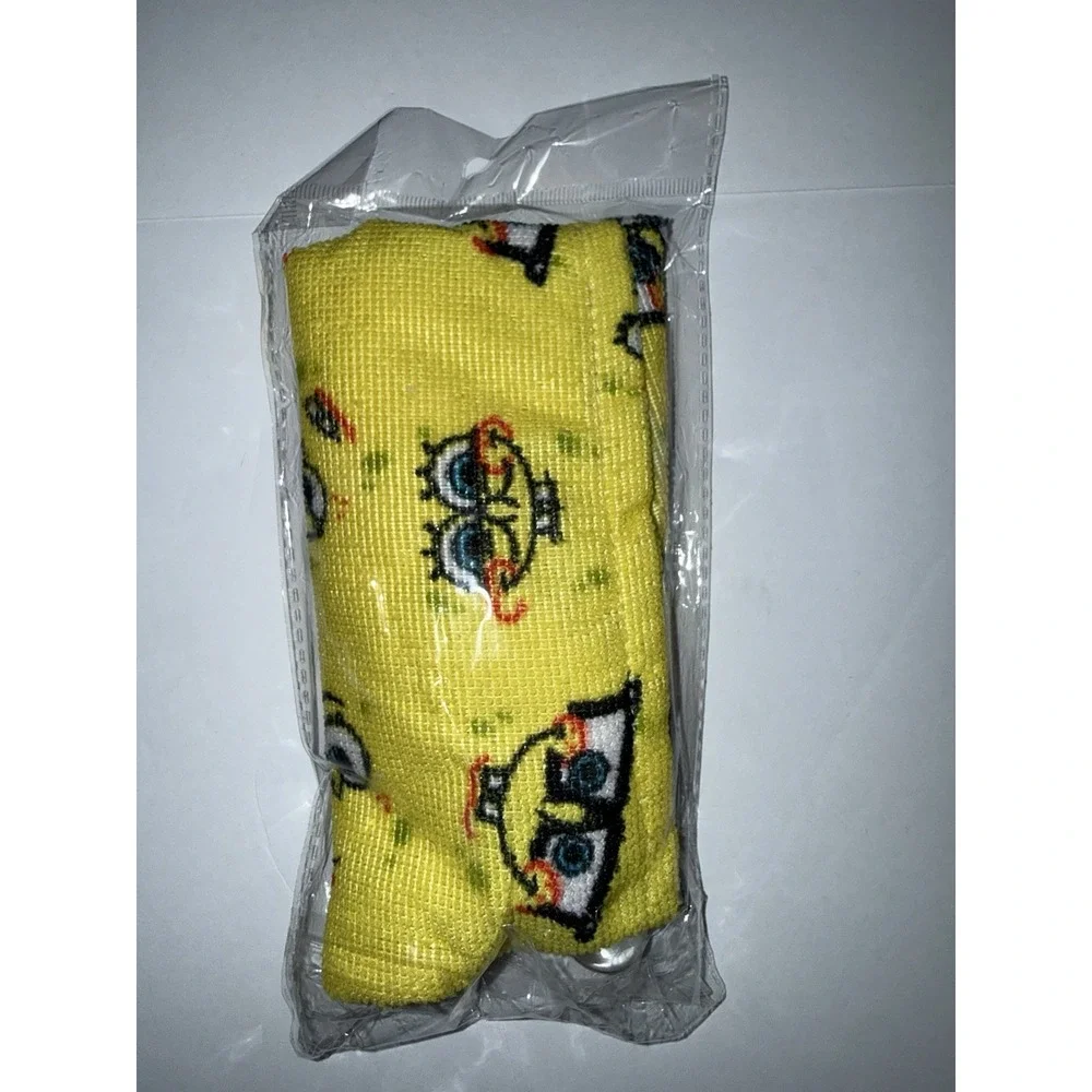 SpongeBob Microfiber Hair Towel Yellow Nickelodeon Nick Gift Novelty Cartoon NIP